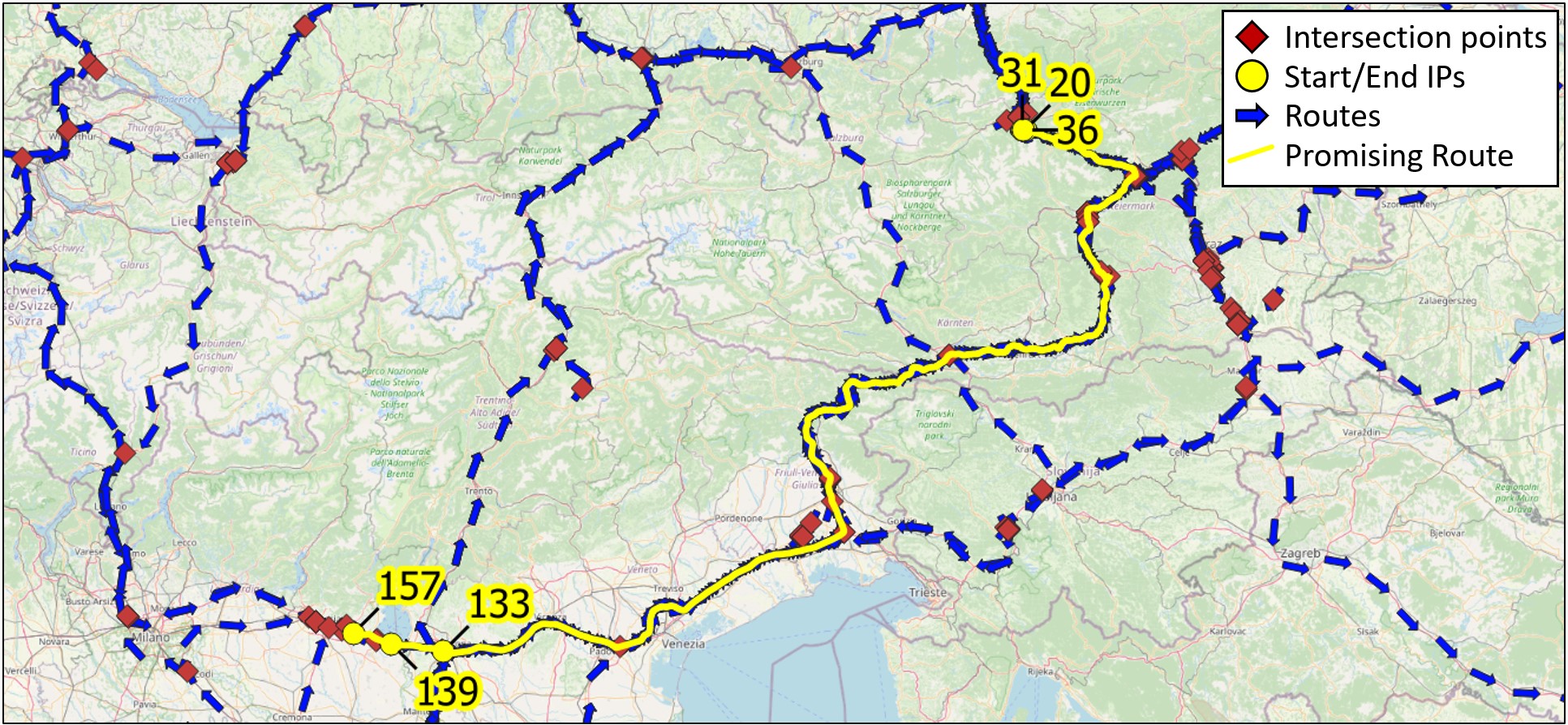 Simulationsbasierter Ansatz zur CO2-Reduktion im Logistiknetzwerk: Verlagerung auf den kombinierten Verkehr